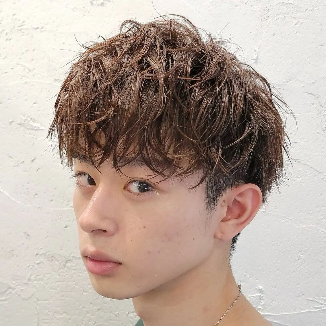 パーマ メンズ センターパート マッシュ メンズパーマ プードルパーマ メンズツイストパーマ カット パーマ 仙台メンズパーマ/ fifth/丸山佳叶のヘアスタイル