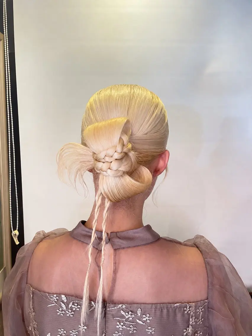 ロング ヘアアレンジ Hair &Make ナナセのヘアスタイル