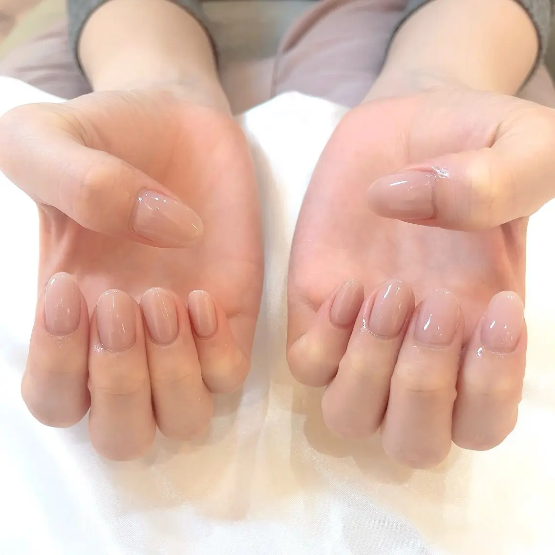ネイル オフィスネイル ワンカラーネイル ハンドネイル Airis nailのネイルデザイン