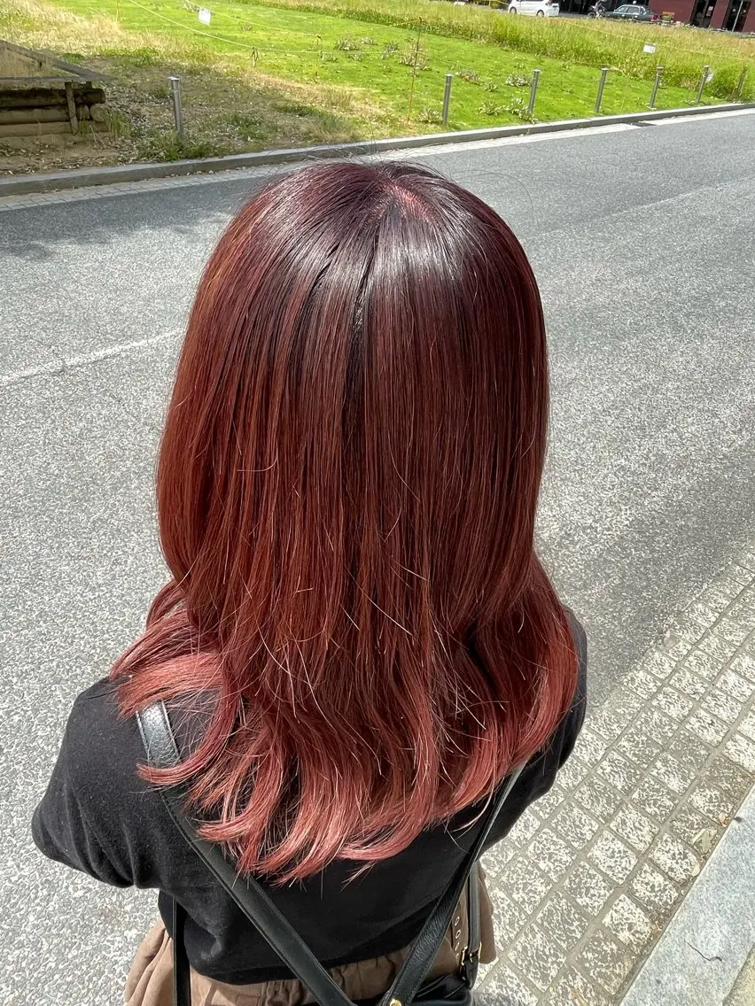カラー ヘアカラー 井上 夢路のヘアスタイル