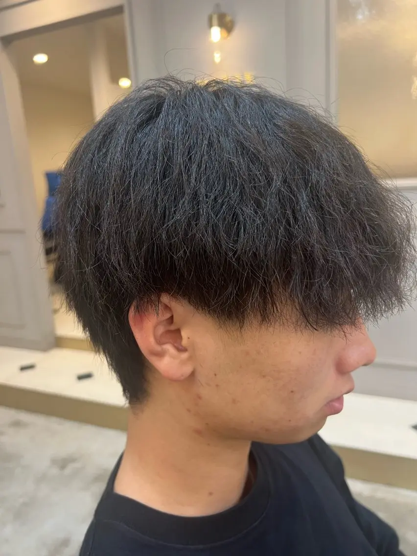 メンズ マッシュ メンズパーマ 津田 幸穂のヘアスタイル