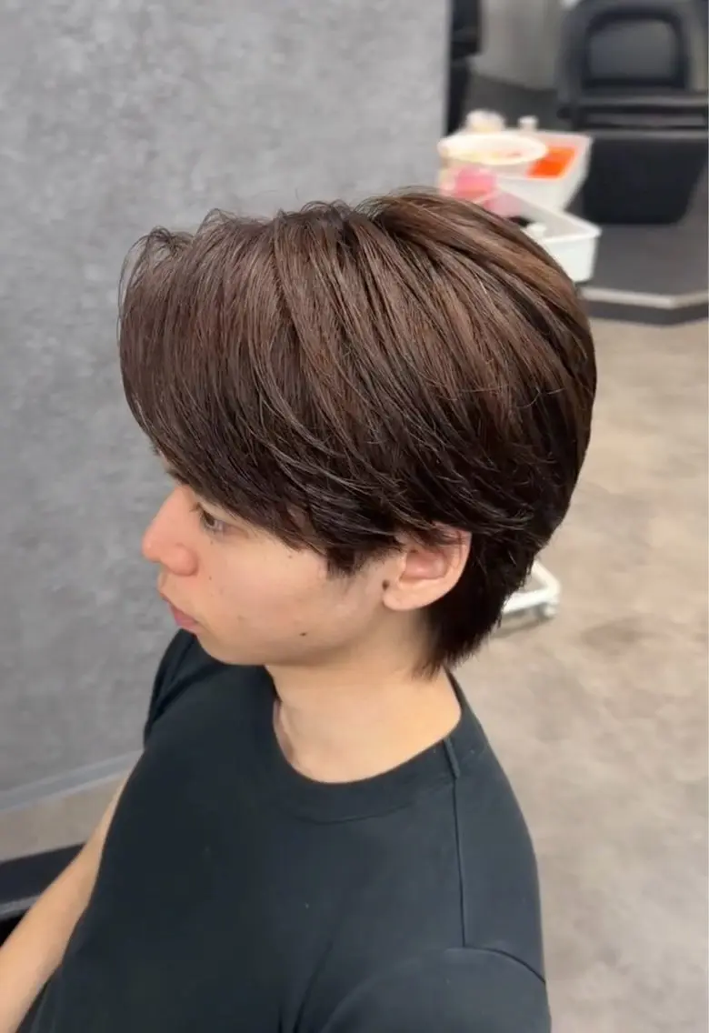 カラー メンズ カット ヘアカラー トリートメント シャドウパーマ/立川 メンズ/コタロウのヘアスタイル