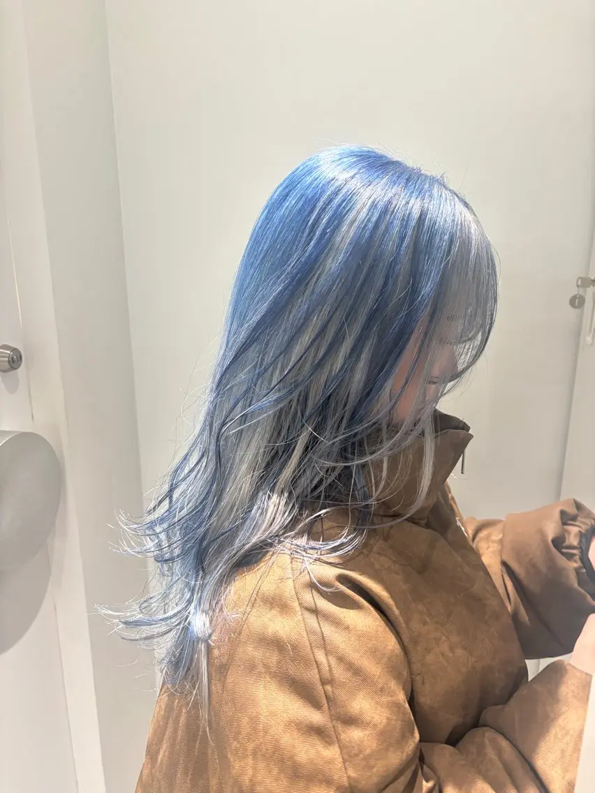 カラー ヘアカラー ️🩵RINKA/ 艶color🩵のヘアスタイル