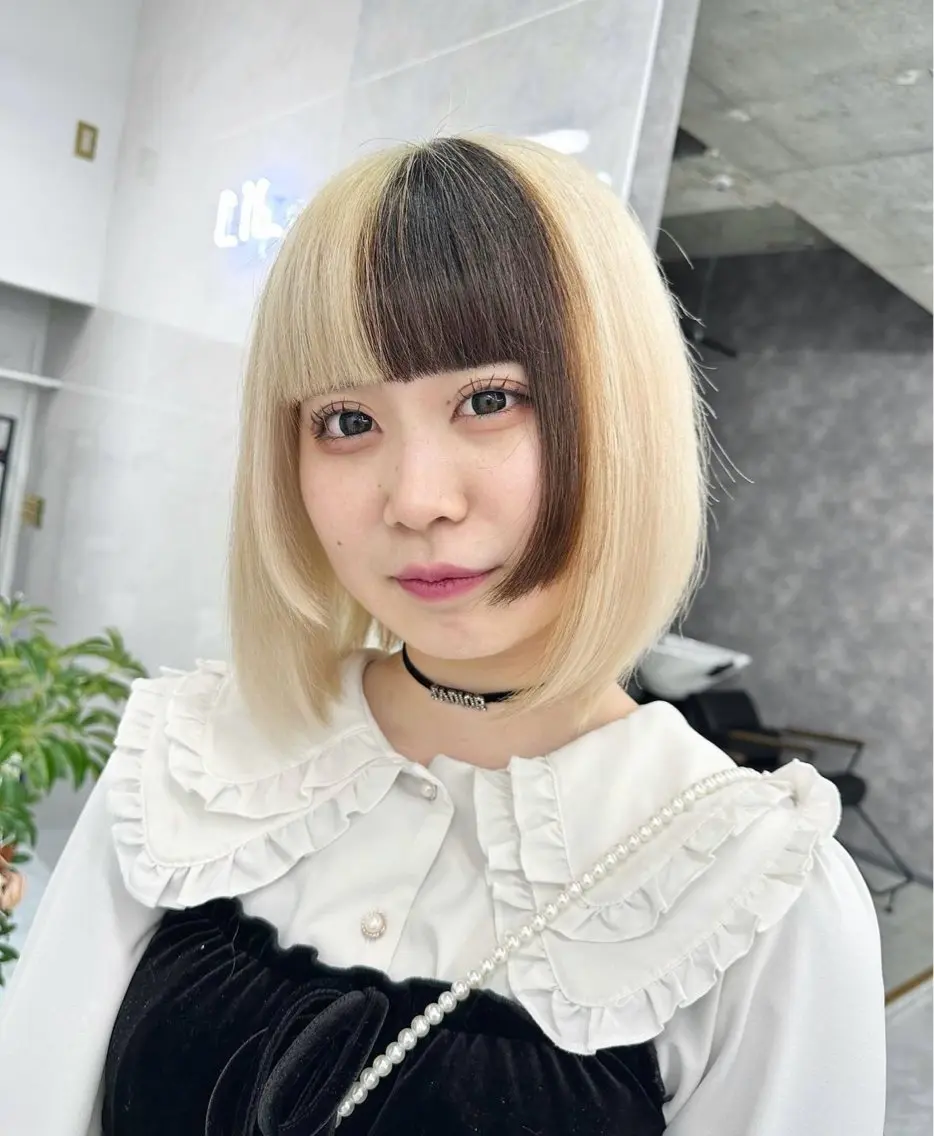 ショート カラー ヘアアレンジ デザインカラー メンズ特化モテヘア 🌙Nanakaの眉毛・アイブロウイメージ