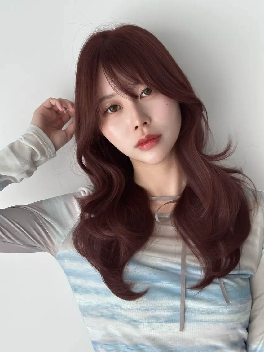ロング 本田 翔のヘアスタイル