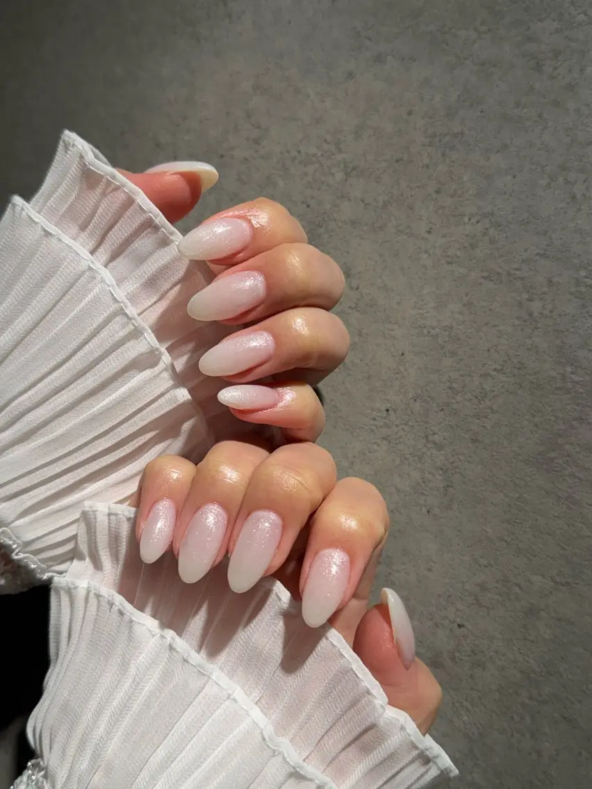 ネイル I-nailロング /ワンホン/キラキラのネイルデザイン