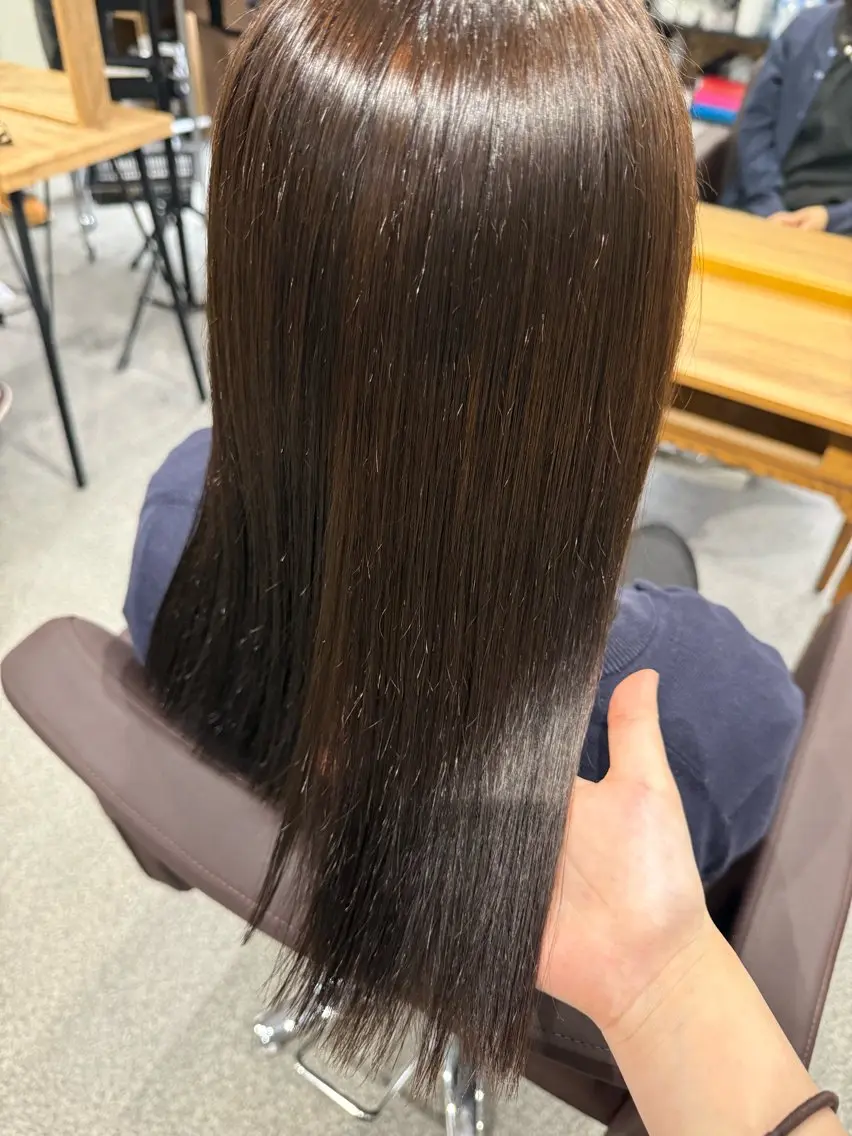 ミディアム カラー ブラウンカラー 望月 憂嘉のヘアスタイル