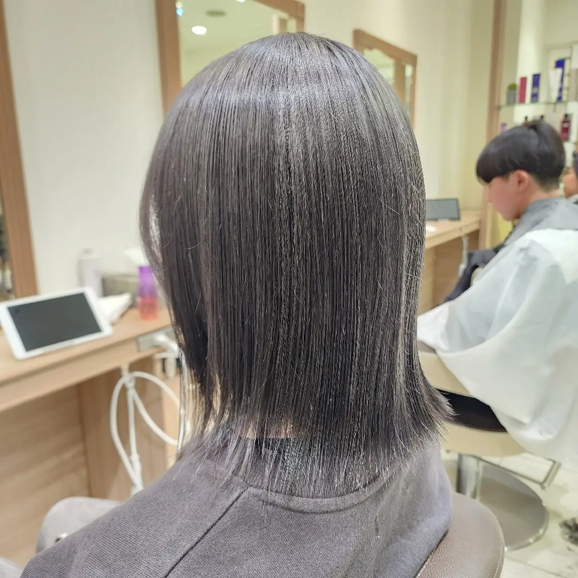 ミディアム カラー アッシュ アッシュグレー アッシュグレージュ ブリーチ ケアブリーチ ヘアカラー カラー特化🔥中村 和貴<Ash津田沼>のヘアスタイル