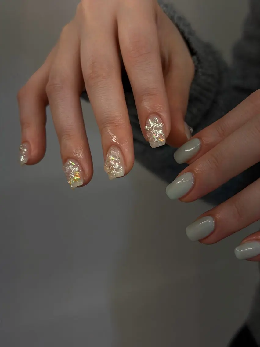 ネイル ジェルネイル キラキラネイル マグネットネイル ニュアンスネイル パラジェル ハンドネイル ハンドケア Bana_ Nailのネイルデザイン