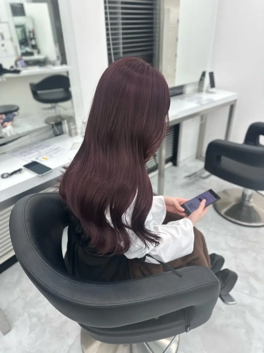 ロング カラー ケアカラー 似合わせstyle ❤︎misaki❤︎のヘアスタイル
