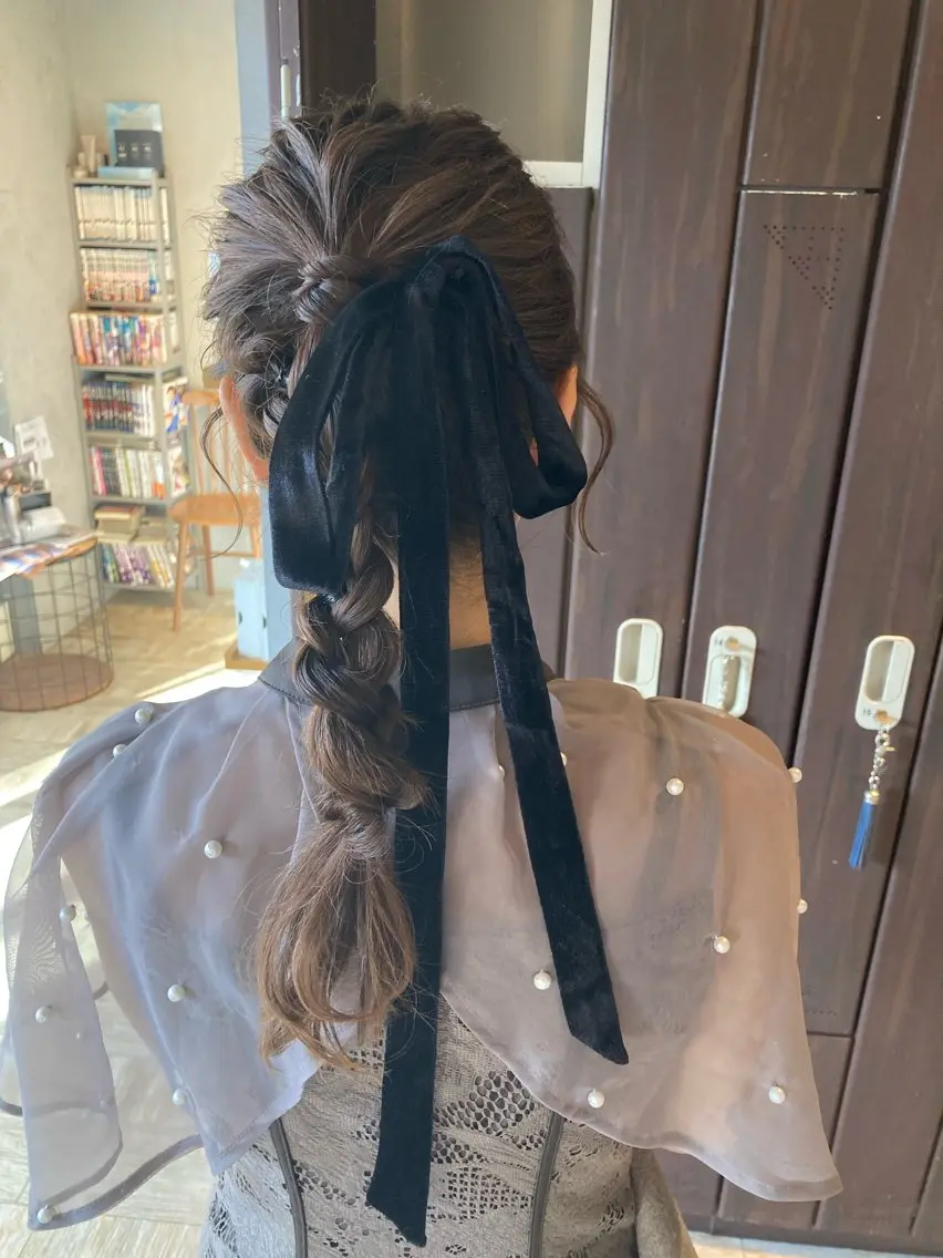 ロング ヘアアレンジ 🎀大人女性の為の ニュアンスヘア🎀のヘアスタイル