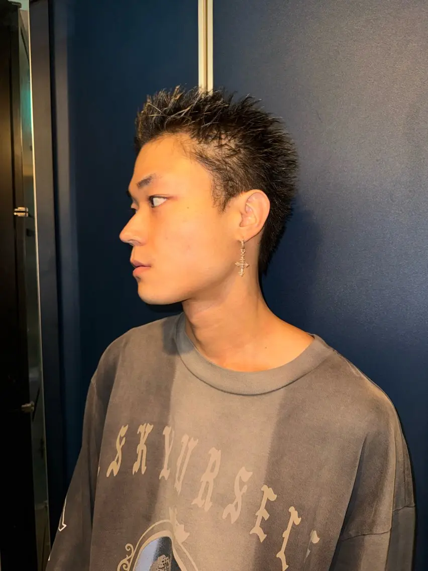 ショート メンズ フェードカット メンズショート スキンフェード スパイキーショート ショートヘア カット トリートメント 💈メンズ特化💈 TASUKUのヘアスタイル