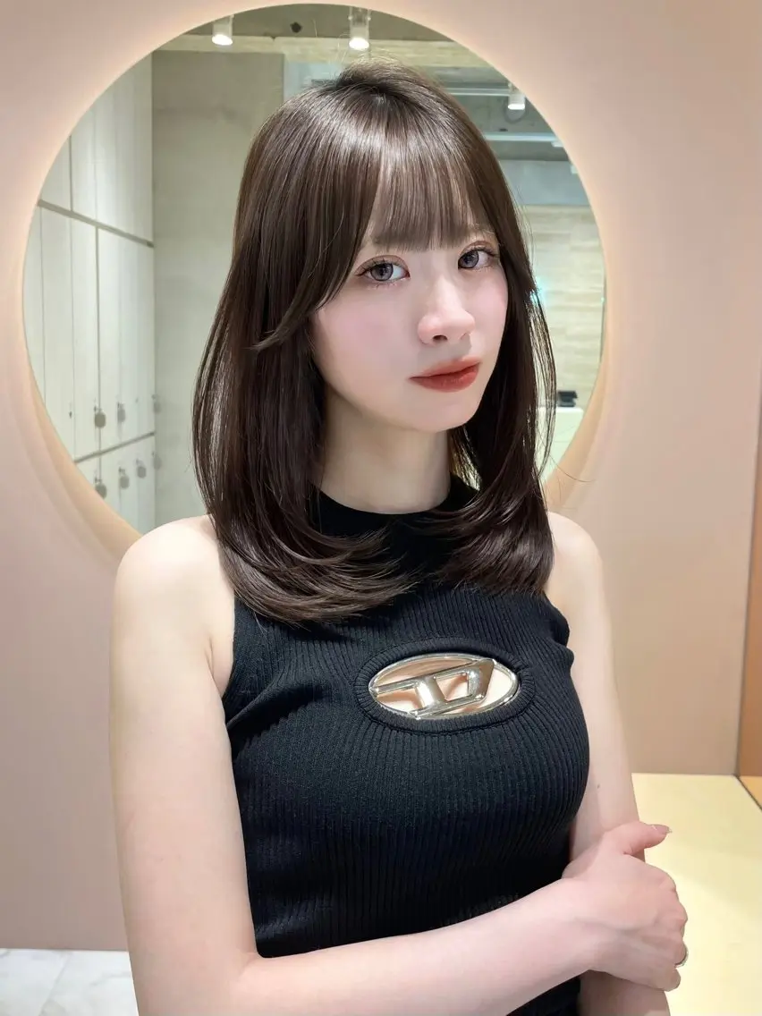 ✨️限定✨️艶髪カラー+韓国ヘアカット+5stepトリートメントの写真