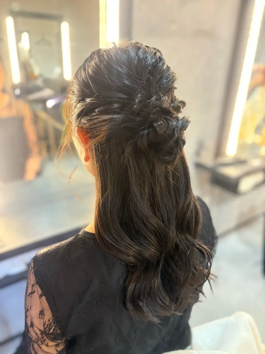 ロング ヘアメイク スーのヘアスタイル