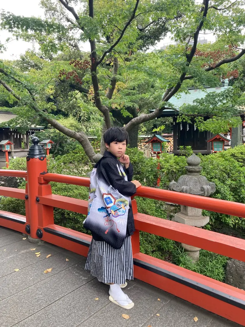 五歳☺︎七五三☺︎ヘア+着付け★平日8時〜割引あり◎土日祝10時〜※必ず注意事項ご一読ください★着付けのみ11000円の写真