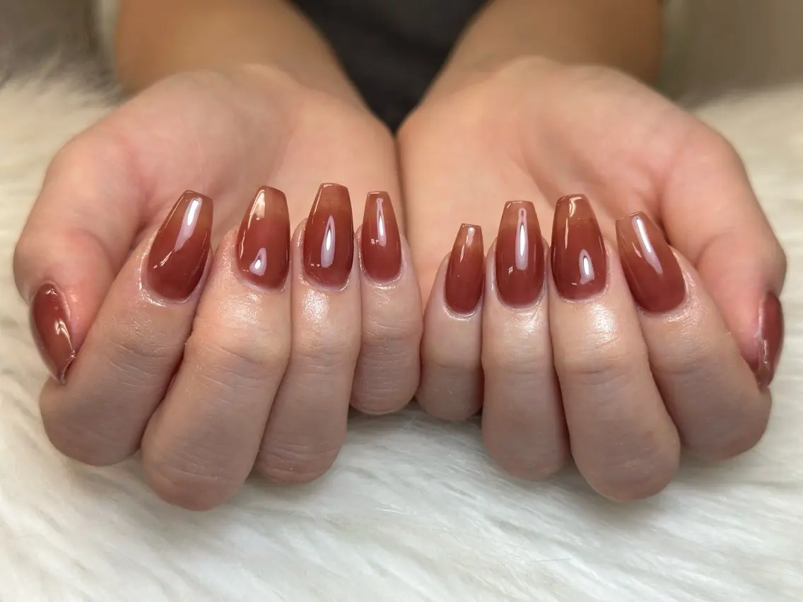 ネイル アートネイル ジェルネイル マグネットネイル ハンドネイル JennNail_ マオのネイルデザイン
