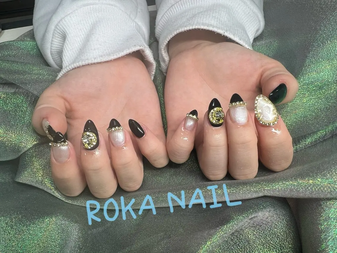 ネイル ハンドネイル 長さだし専門店 ROKANAILのネイルデザイン