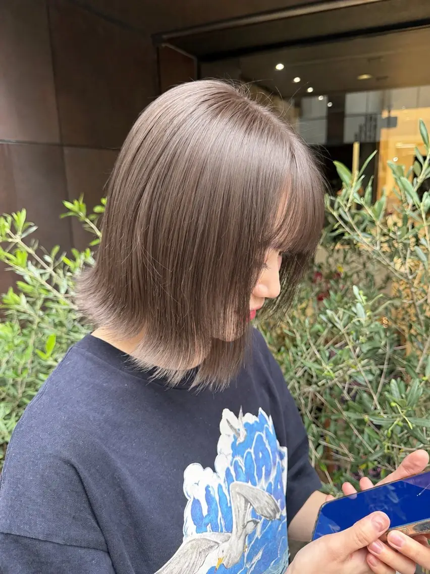 【💡ライトコース💡】毛先カット✂️＋手軽にカラーしたい方へおすすめ🫧の写真