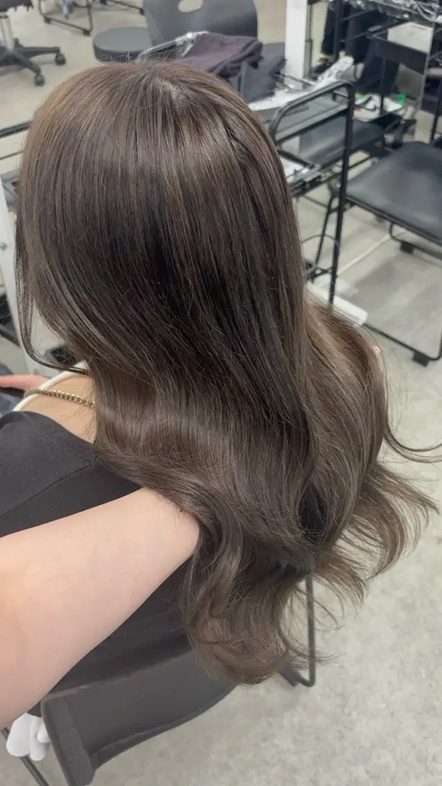 ロング カラー ヘアカラー トリートメント 💕мei 透明感カラー💕のヘアスタイル