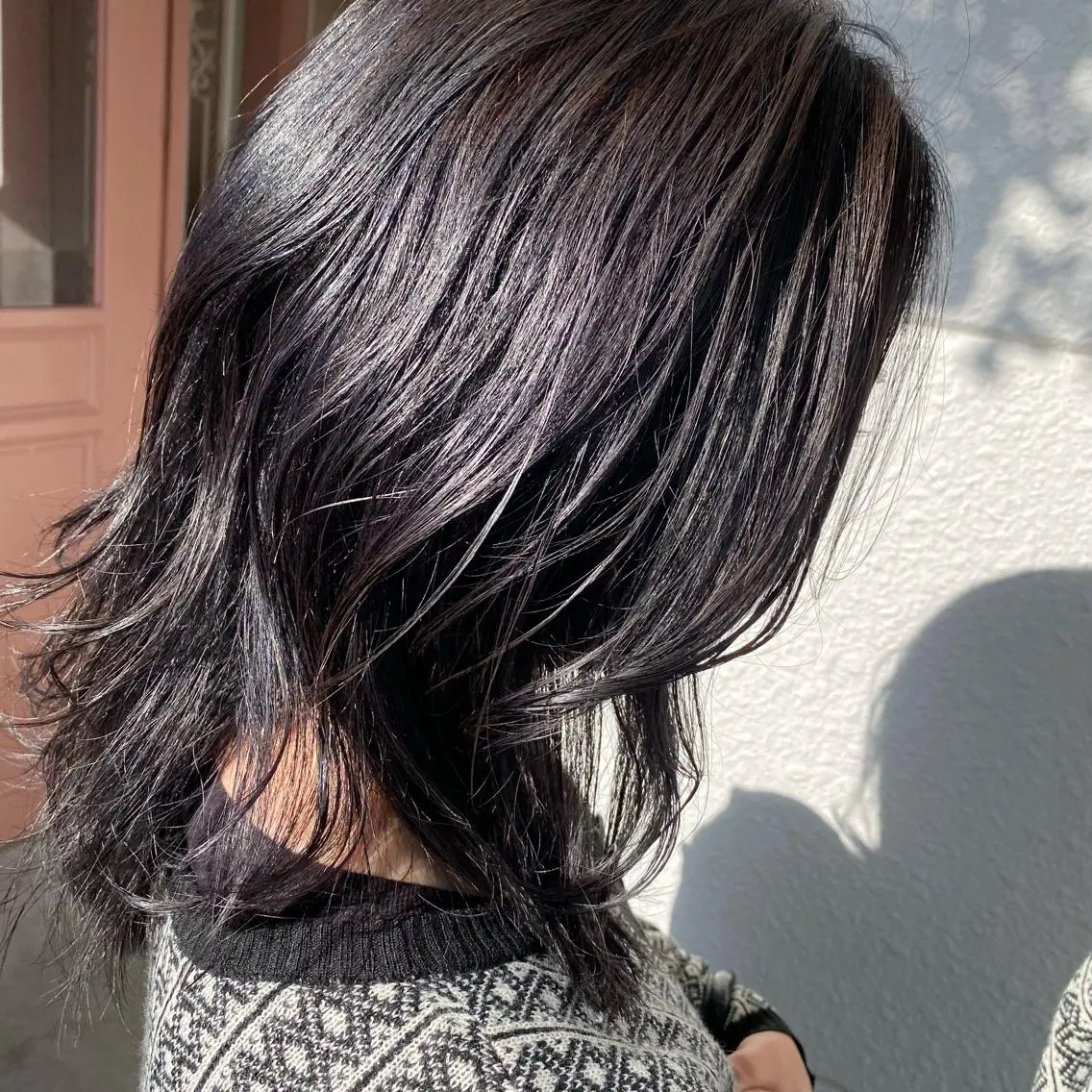 ミディアム カラー アッシュ アッシュグレー アッシュグレージュ グレージュ Ayano_ Jill francのヘアスタイル