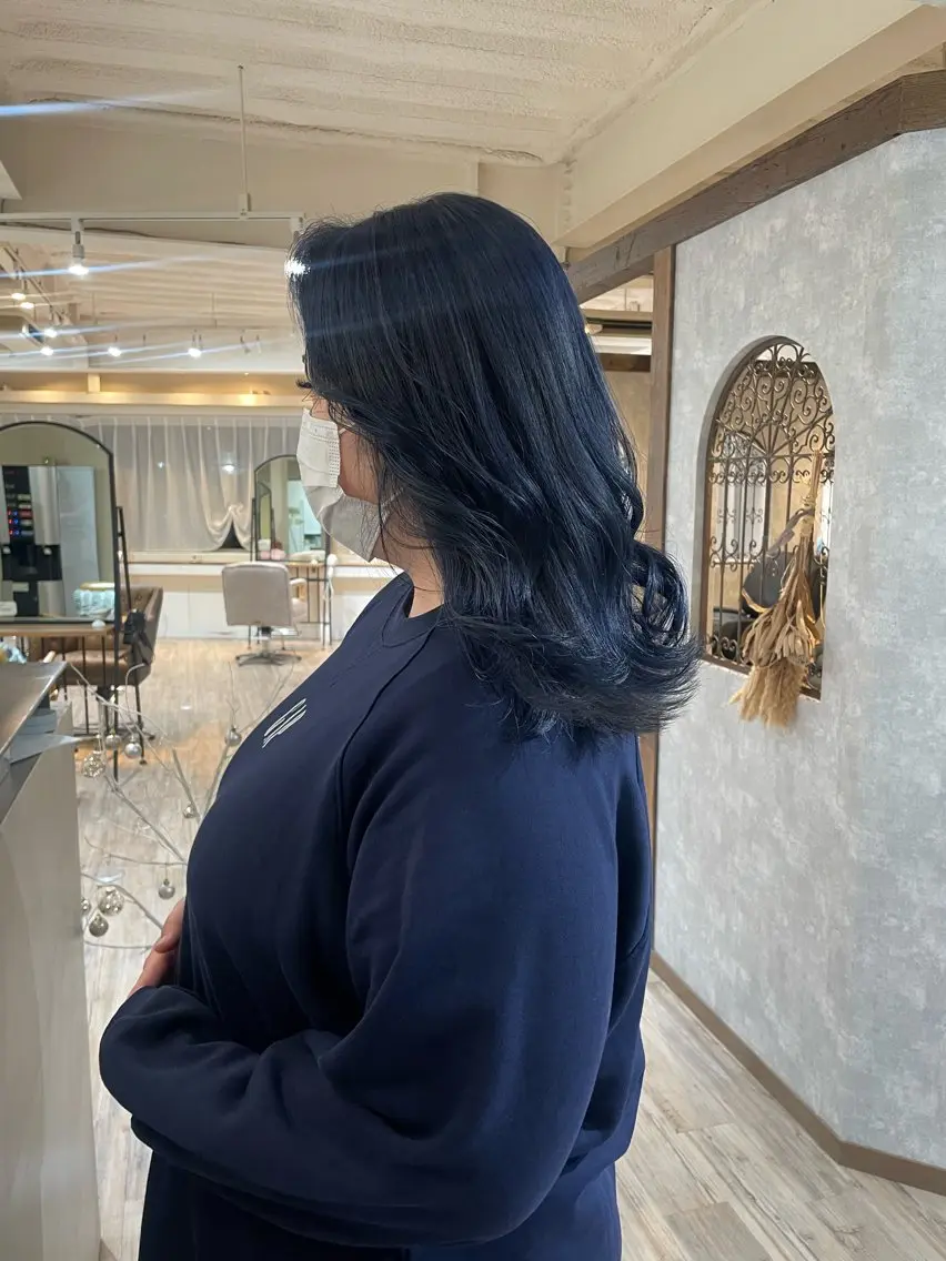 ミディアム カラー sand🎀 Ricoのヘアスタイル