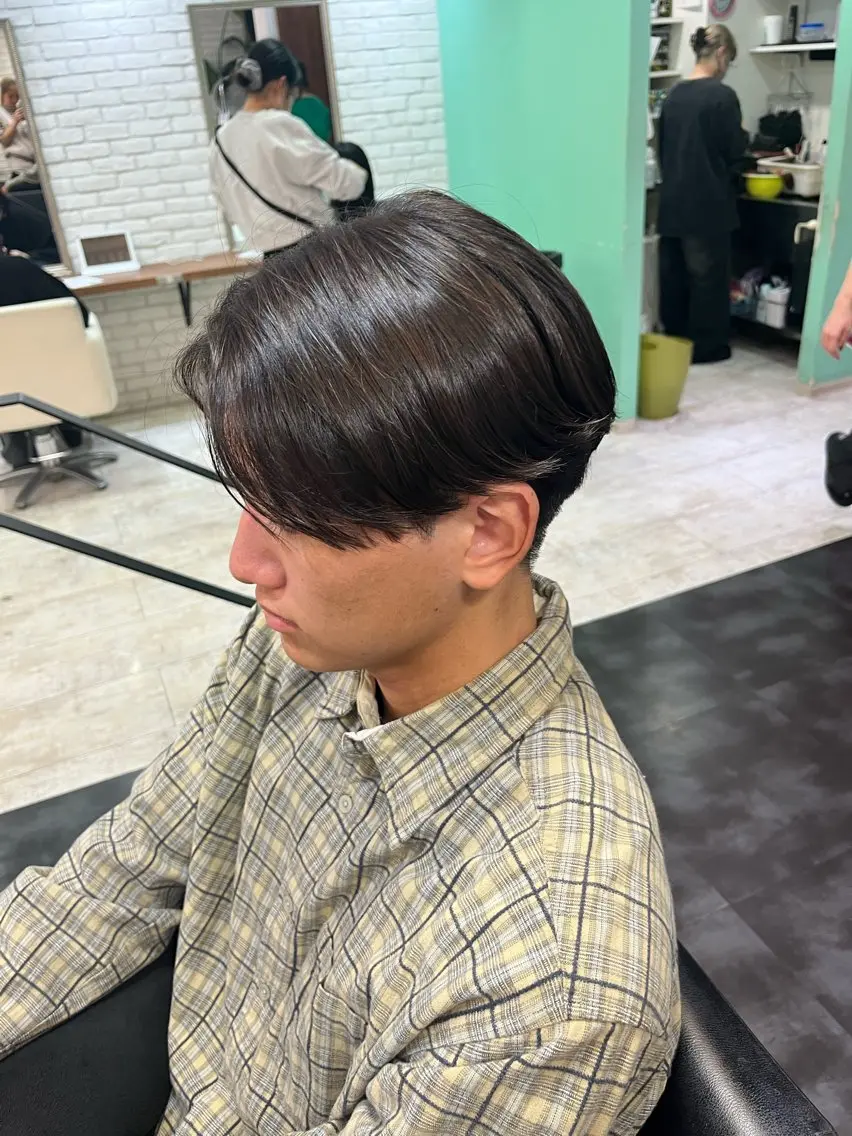 ショート パーマ メンズ U24⭐️ミニモ学割 ／浅野未来🌼.*のヘアスタイル