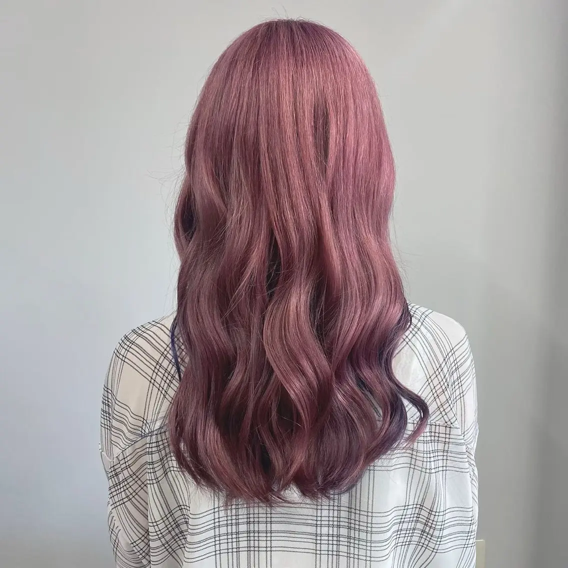 ミディアム 卒業式のヘアスタイル ヘアカラー トリートメント 田中 就のヘアスタイル