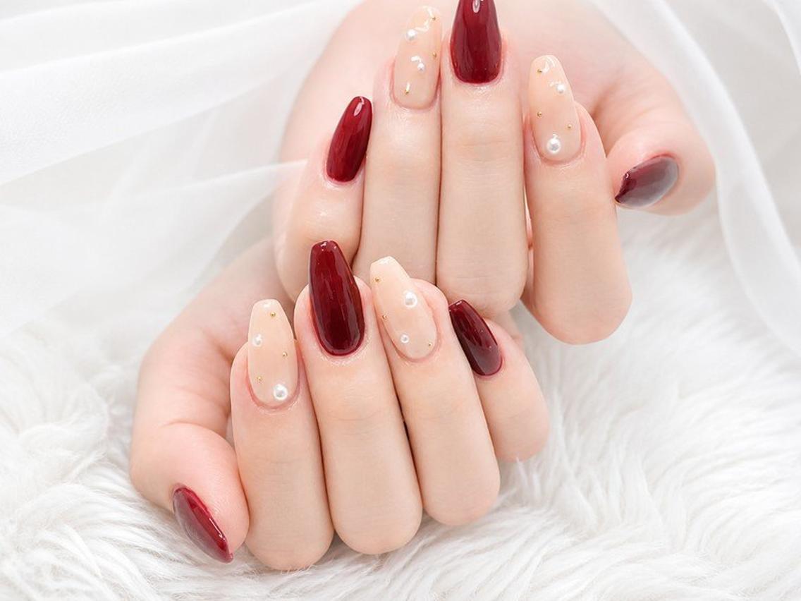 ネイル ワンカラーネイル ハンドネイル Lili Nail Studio西荻窪店のネイルデザイン