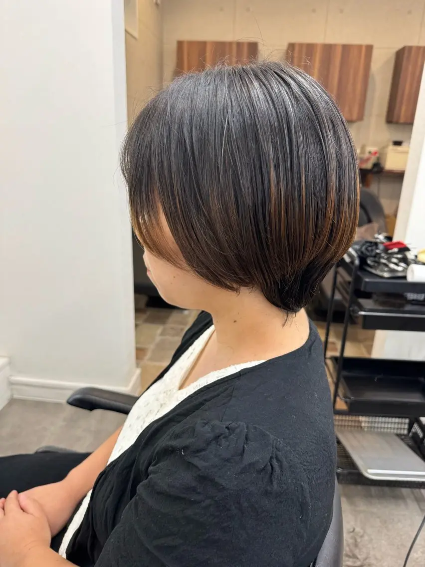 ショート ショートヘア 近藤 愛理のヘアスタイル