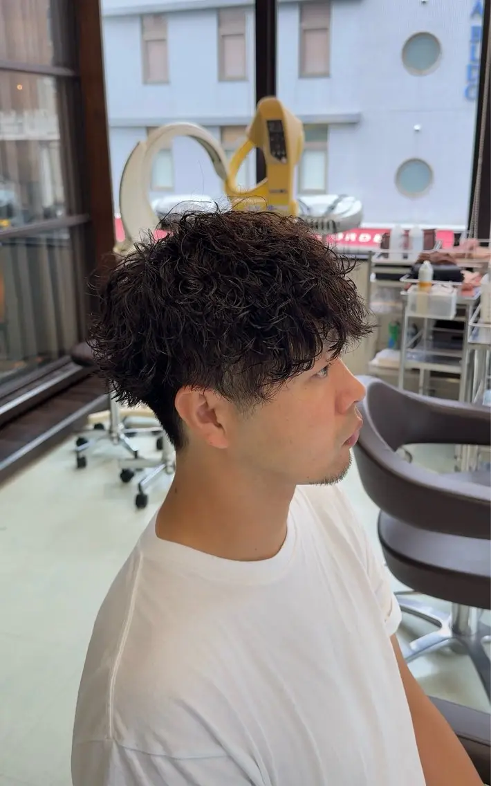 パーマ メンズ メンズパーマ 波巻きパーマ カット パーマ 小芝涼介/レイヤー /メンズパーマ✂️のヘアスタイル