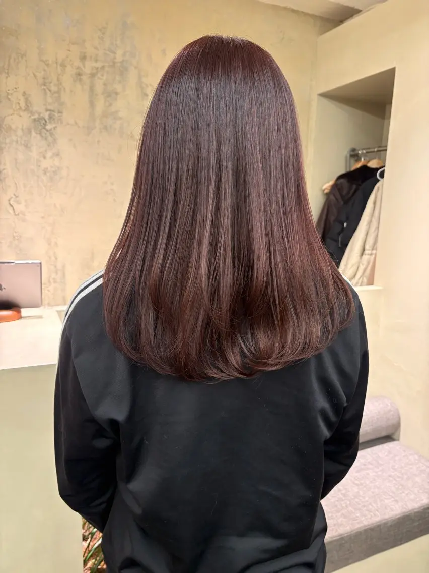 セミロング カラー ヘアカラー トリートメント karin🌛ボブ/ 透明感たっぷりカラーのヘアスタイル