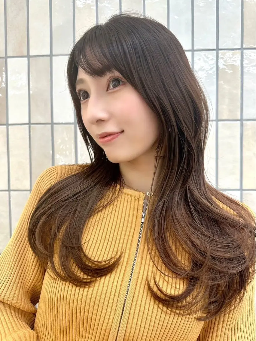 ロング カット ヘアカラー トリートメント 🦋高屋敷陸🦋 レイヤー/ハイトーンのヘアスタイル