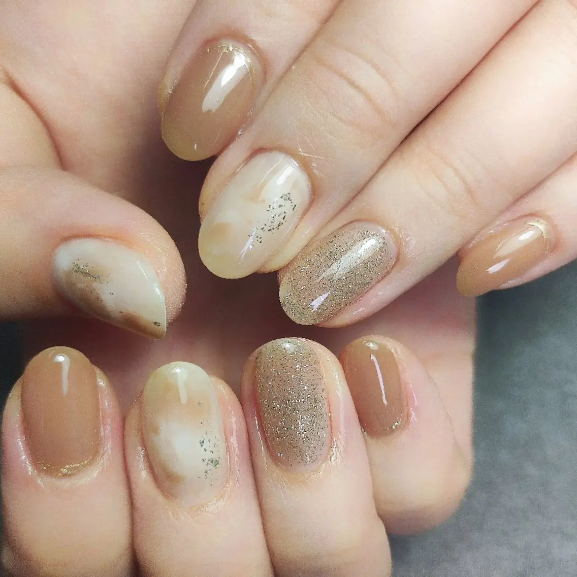 ネイル ニュアンスネイル ハンドネイル 個人サロン saltnailのネイルデザイン