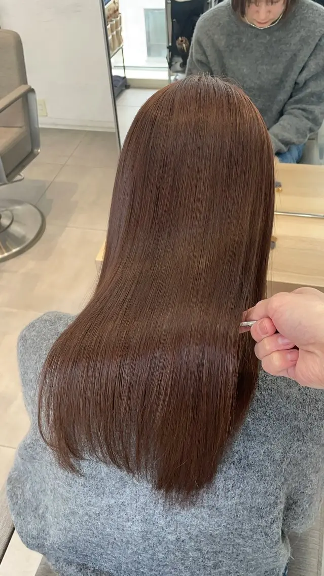 ロング カラー 髪質改善 ✨髪質改善✨美髪 矯正🫧小泉のヘアスタイル