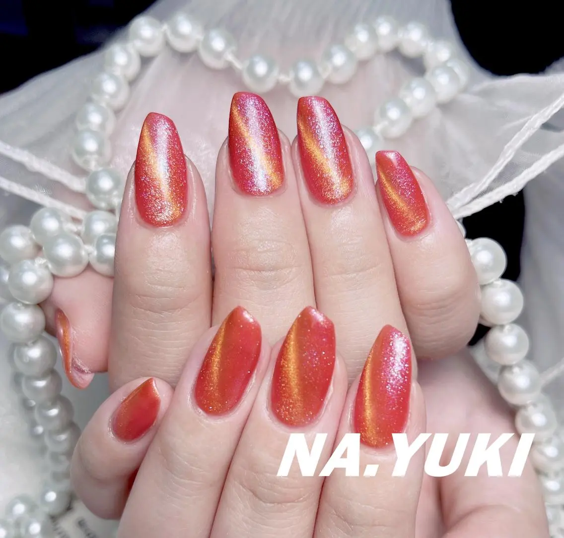スカルプ長さだし+フレンチ/マグネット/ミラー/オローラ/フラッシュワンカラー12500【初回ジェルオフ無料ケア込み】の写真
