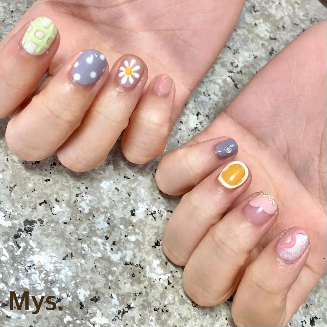 ネイル ハンドネイル Mys. 三上紗紀のネイルデザイン
