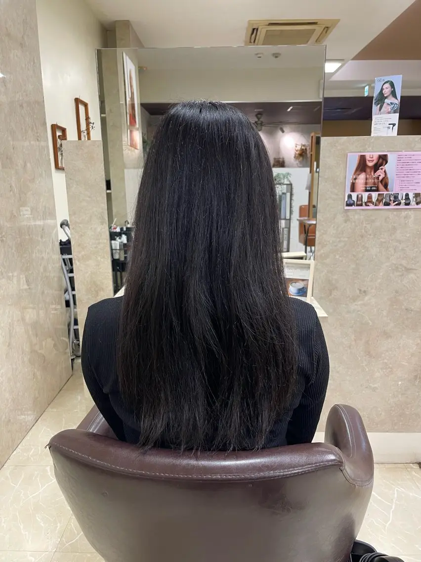 セミロング 髪質改善 縮毛矯正 縮毛・酸性ストレート 特化のヘアスタイル