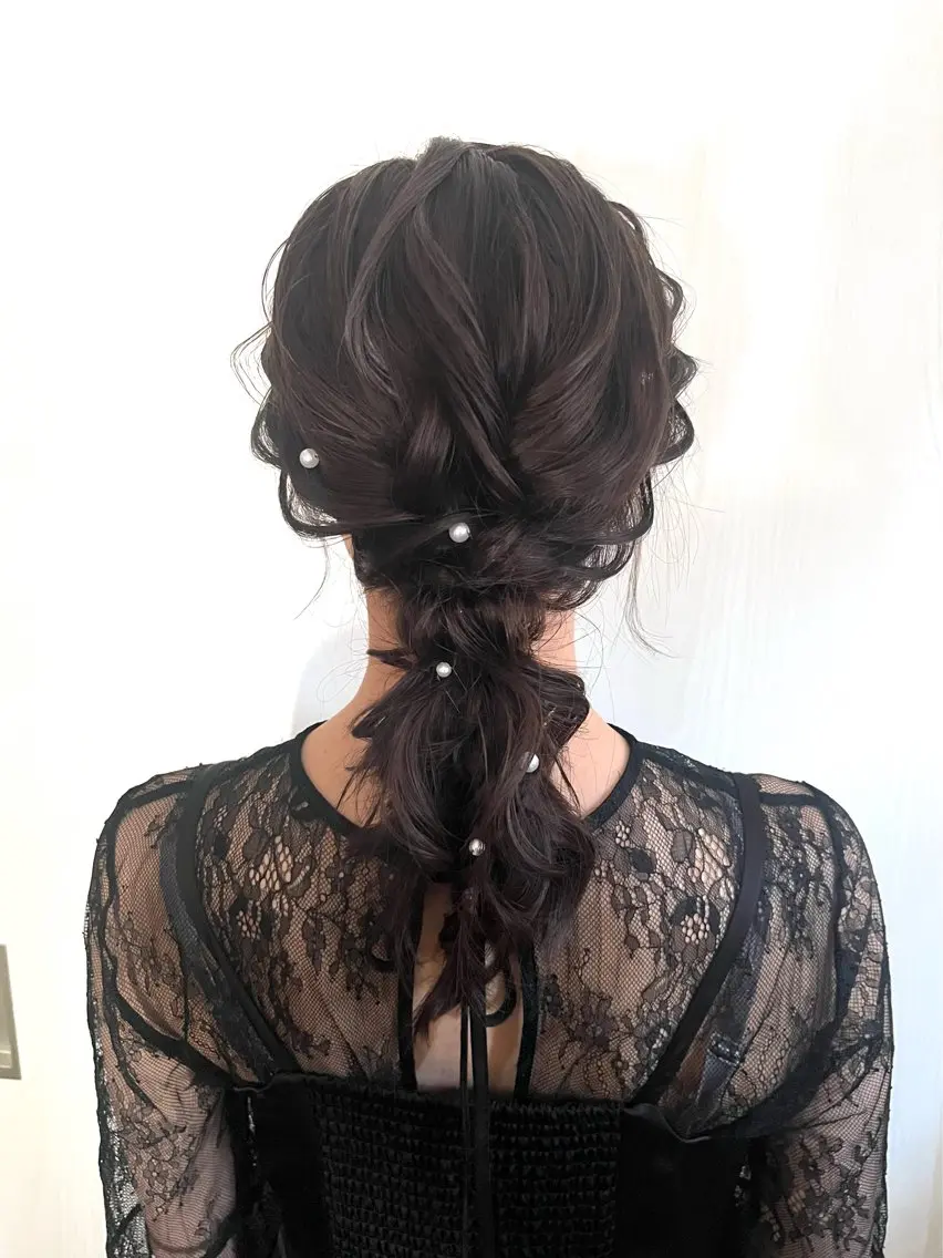 セミロング ヘアセット *Zina S * Natsukiのヘアスタイル