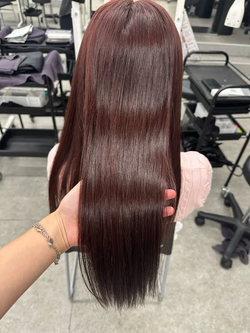 カラー ヘアカラー トリートメント 艶髪/ミルクティー ブラウン🐾  てちのヘアスタイル