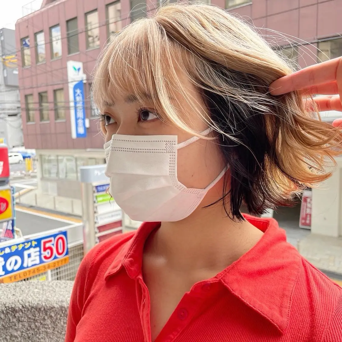 ショート カラー ヘアカラー 🍎レイヤー🍎 SAYAのヘアスタイル