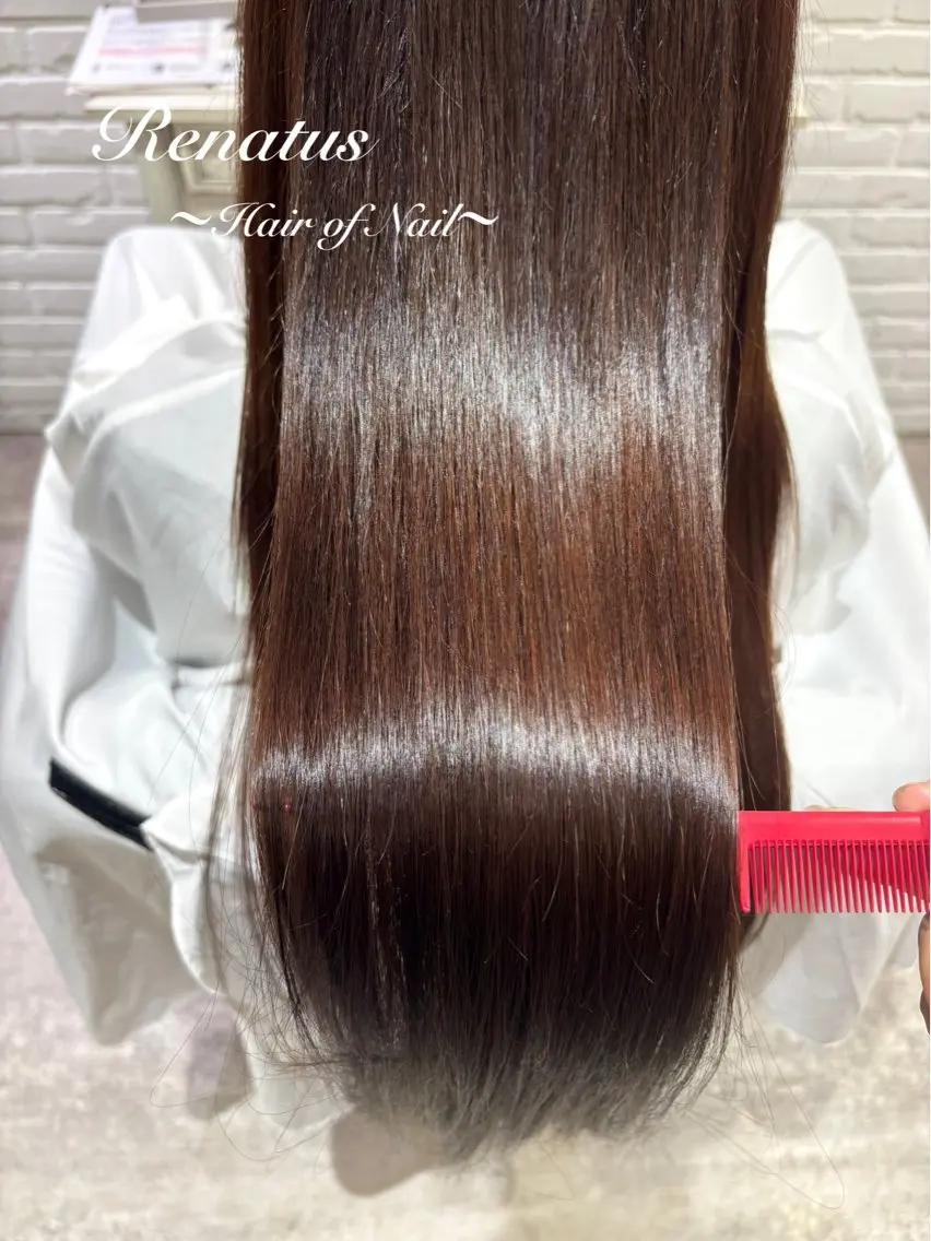 ロング カラー 髪質改善 トリートメント Renatus店長 金子裕美のヘアスタイル