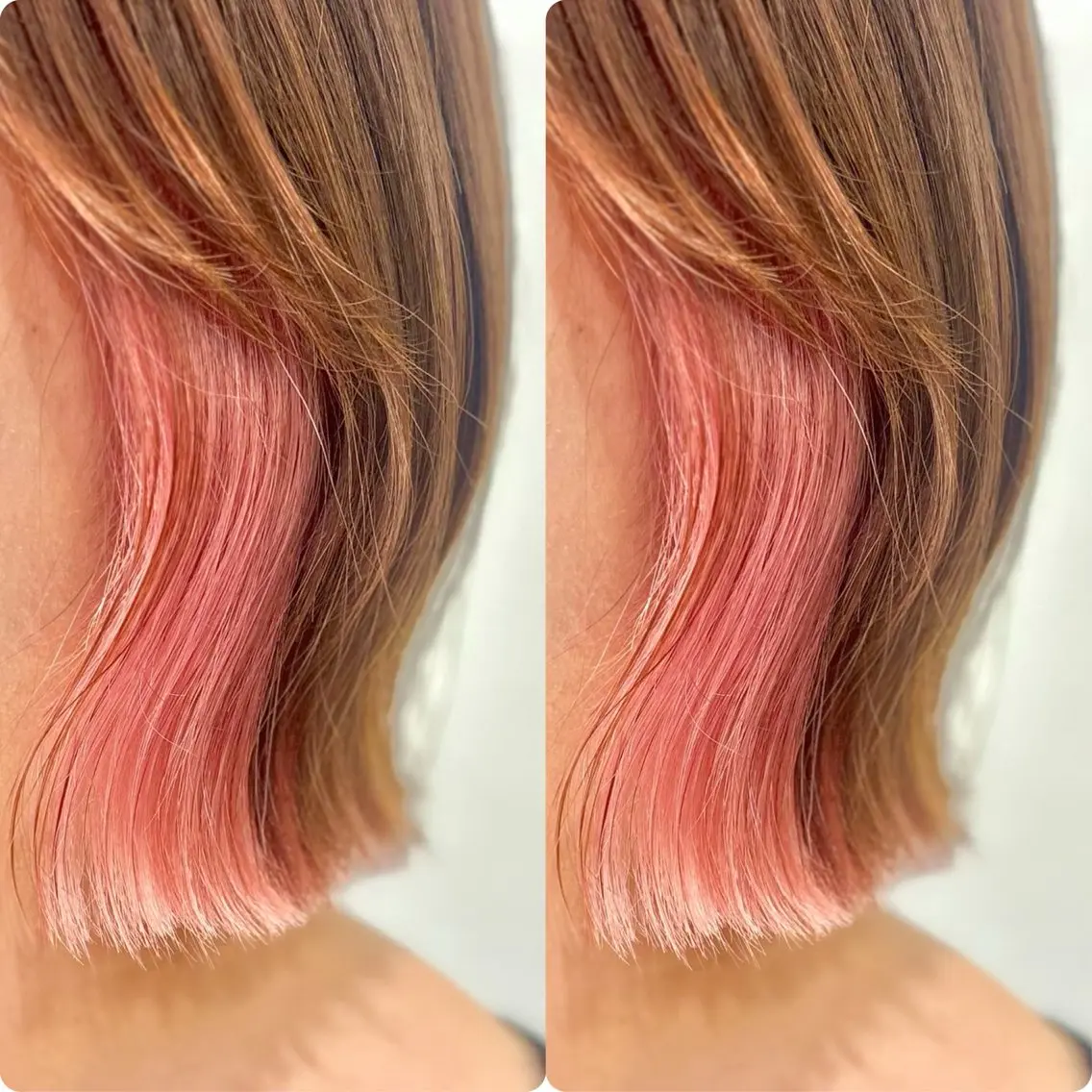 ショート カラー 切っぱなし💇‍♀️ イヤリング🎨龍之介のヘアスタイル