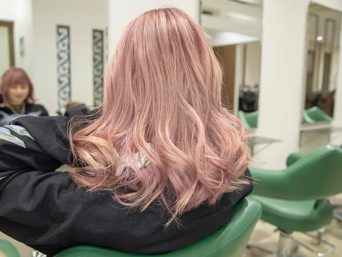セミロング カラー Re:ta Hair 飯田淳平のヘアスタイル