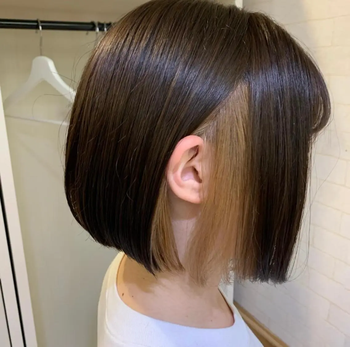 ショート カラー ヘアカラー トリートメント ノグチ ナツコのヘアスタイル