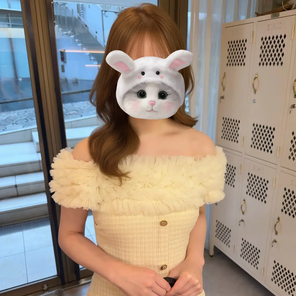 ミディアム カラー ベージュカラー ブリーチ 透明感カラー ミルクティーベージュ ブリーチなしカラー 韓国ヘア/表参道 ENA🎀🤍のヘアスタイル