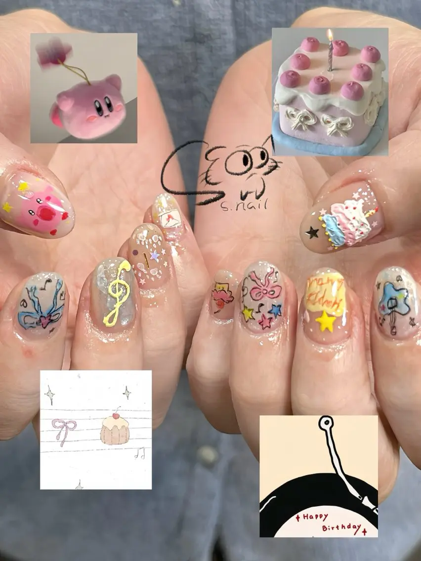 ネイル アートネイル チークネイル フレンチネイル グラデーション マグネットネイル S.nail _のネイルデザイン