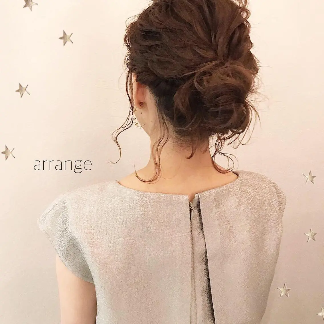 ミディアム ヘアアレンジ 市川 千夏のヘアスタイル