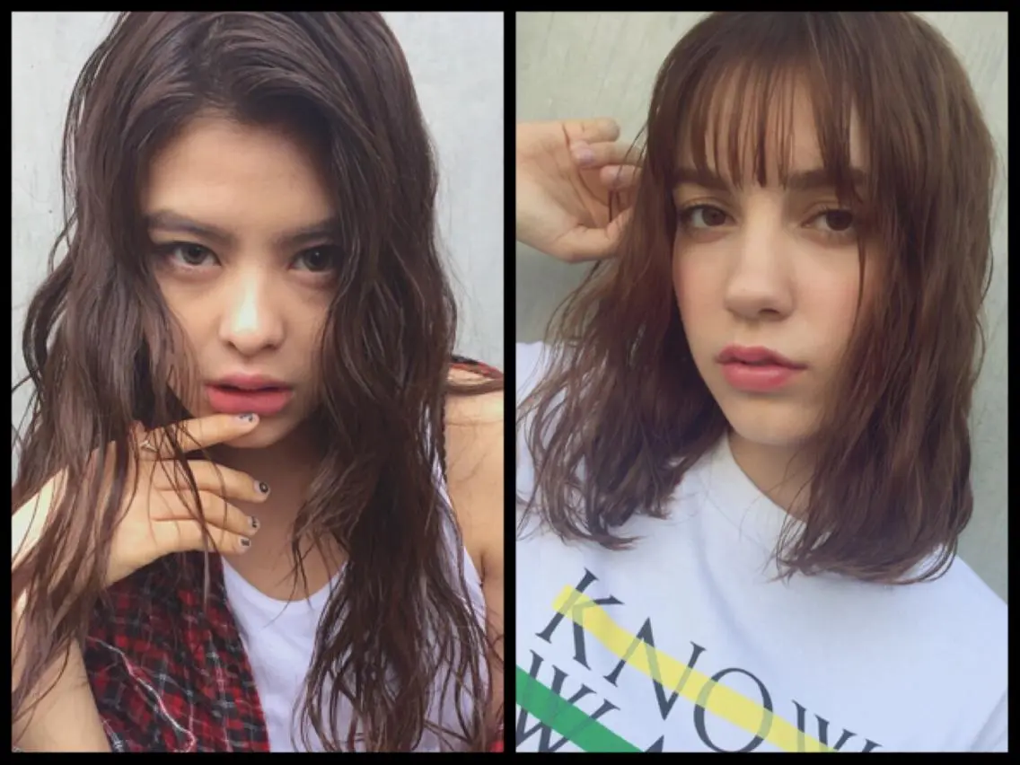 ミディアム セミロング ロング カラー パーマ ヘアアレンジ 🌈髪質改善🉐割✨ 🌻“ever”🌻のヘアスタイル