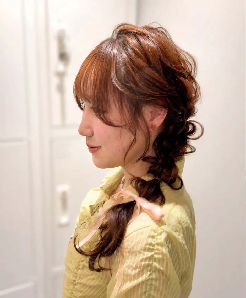 セミロング トリートメント ヘッドスパ ヘアセット めぐみ/ノンダメージ 縮毛/ヘアセットのヘアスタイル