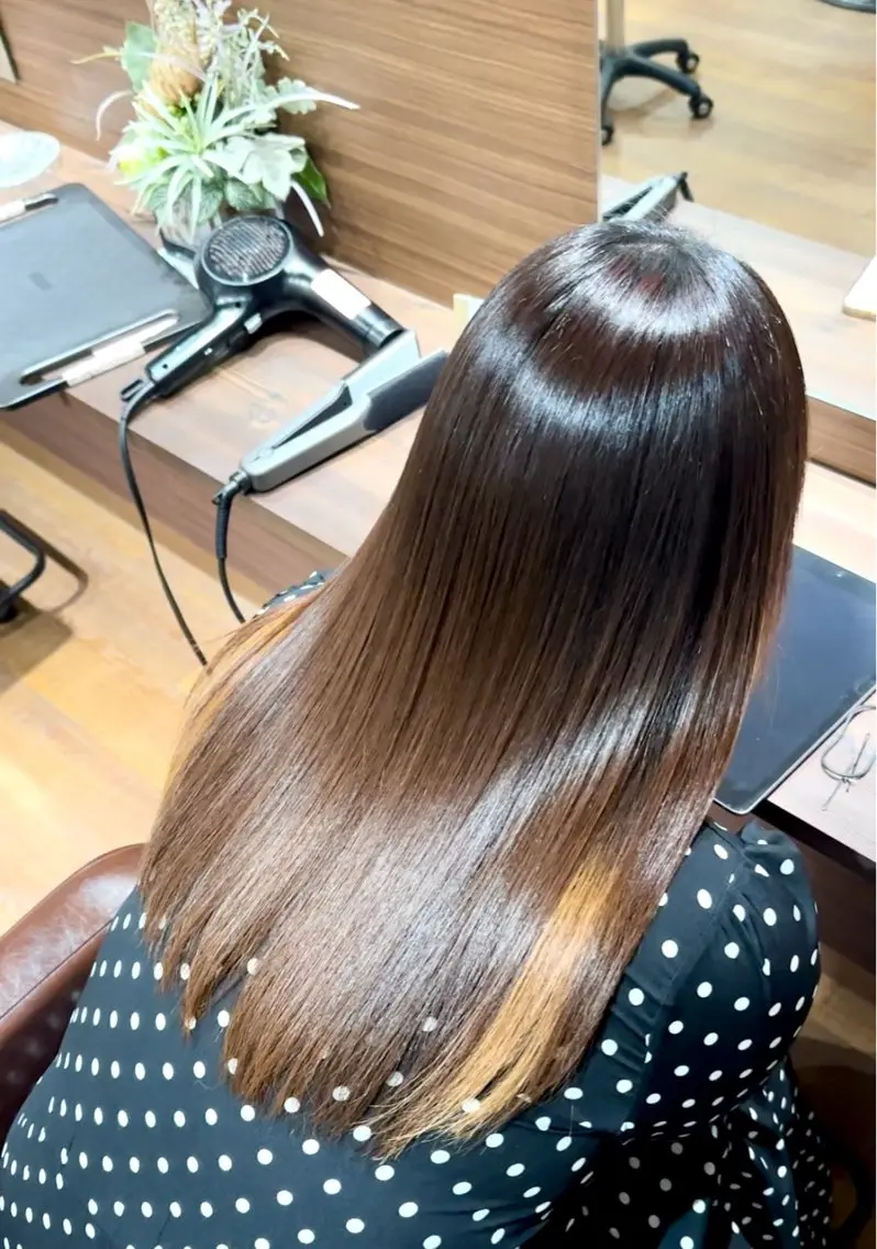 セミロング 縮毛矯正 🌈札幌で叶う/美髪 縮毛矯正MIKI🌈のヘアスタイル